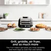 IG651 Foodi Smart XL Pro 7-in-1 Indoor Grill/Griddle Combo, use Opened or Closed, Air Fry, Dehydrate & More, Pro Power Grate 2