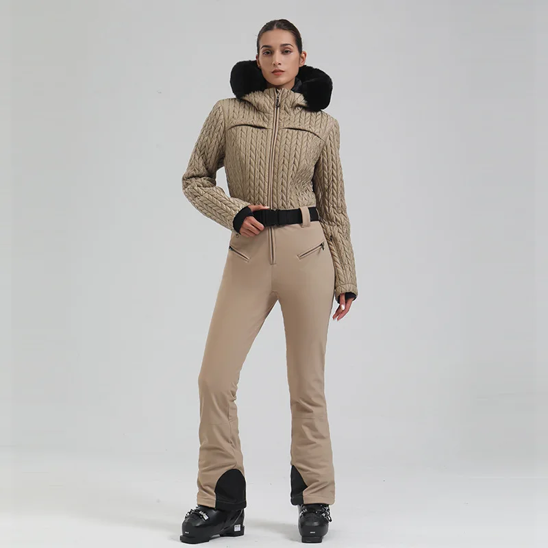 Conjunto De Esqui Feminino GSOU SNOW - Impermeável E Quente