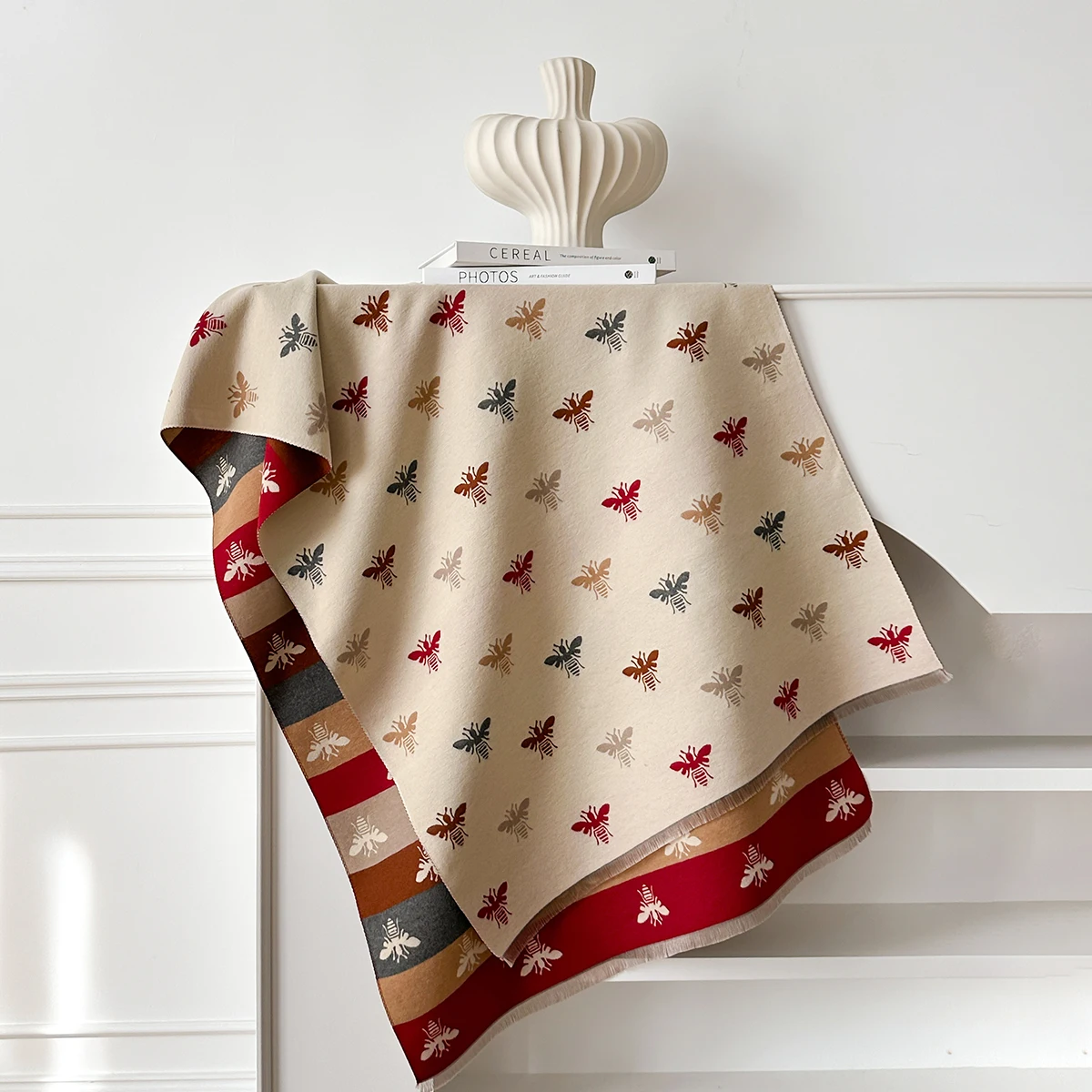 New Luxury Autumn and Winter Cashmere Print Scarf Women Warm Pashmina Poncho Scarves Fashion Shawl Thick Foulard Bufanda