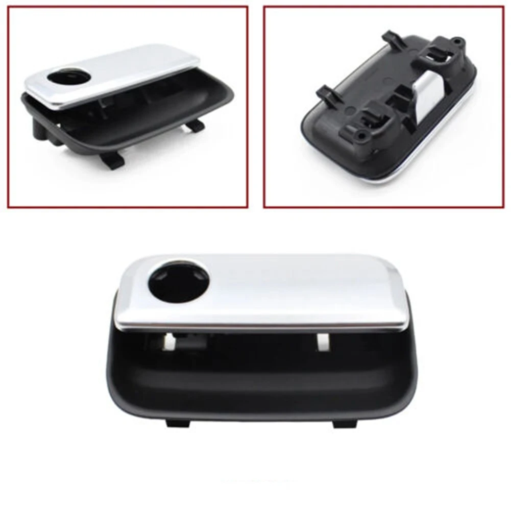 Black Dashboard P enger Glove Box Handle 958552147 for Porsche Cayenne 2010- LHD Chrome Storage Compartment Switch