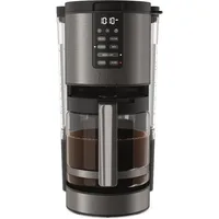 14-Cup Coffee Maker PRO, 14-Cup Glass Carafe, Freshness Timer, with Permanent Filter, Black Stainless Steel 1