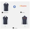Fashion Men's Knitted Zipper Sleeveless Vest Velvet Cardigan Stand Collar Pullovers Sweatercoat Knit Waistcoat Custom Logo Print 5