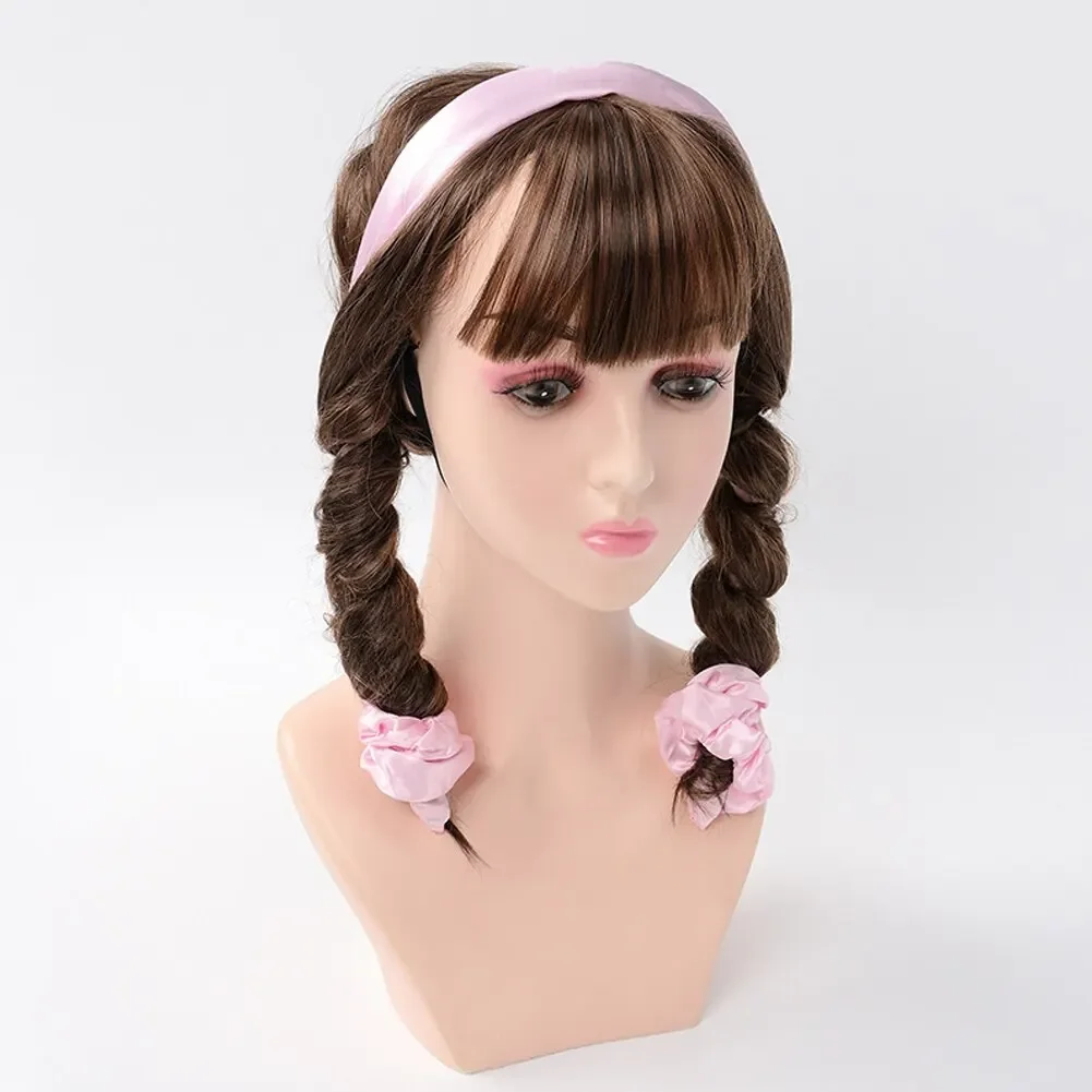 Silk Heatless Curling Headband and Hair Scrunchie Set