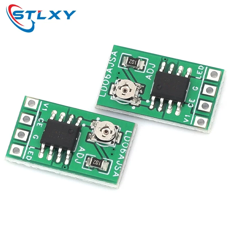 Stlxy LED 드라이버 30-1500MA 정전류 조절 가능 모듈 PWM 제어 보드 USB LED 손전등용 18650 리튬이온 DC 3.3V 3.7V