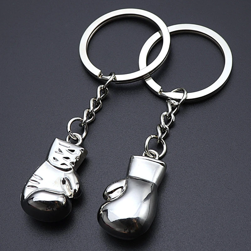 1Pc Mini Boxing Handschuhe Schlüssel Halter Punch Sandsack Anhänger Muay Thai Treten Handschuh Taekwondo Ziele Schlüssel Ring Kind Handschuhe ornamente
