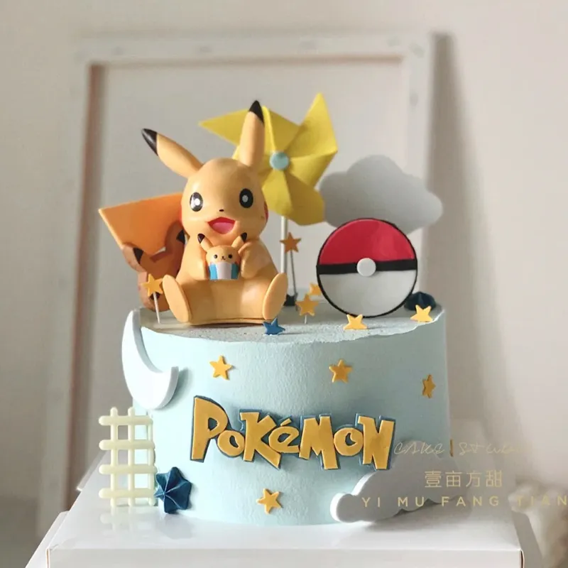 Pokemon Birthday Cake Decorations  Printable Pokemon Cake Toppers - Anime  Pokemon - Aliexpress