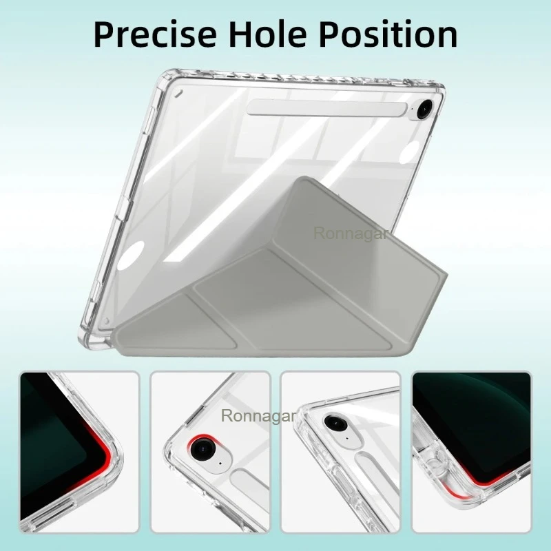 Premium Y Fold Tablet Case - Enhanced Magnetic Closure and Sleek Design