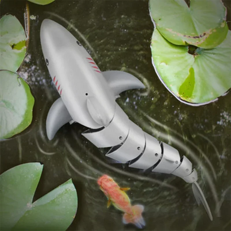 Remote Control Shark Children Pool Beach Bath Toy for Kids Boy Girl Simulation Water Jet Rc Whale Animals Mechanical Fish Robots