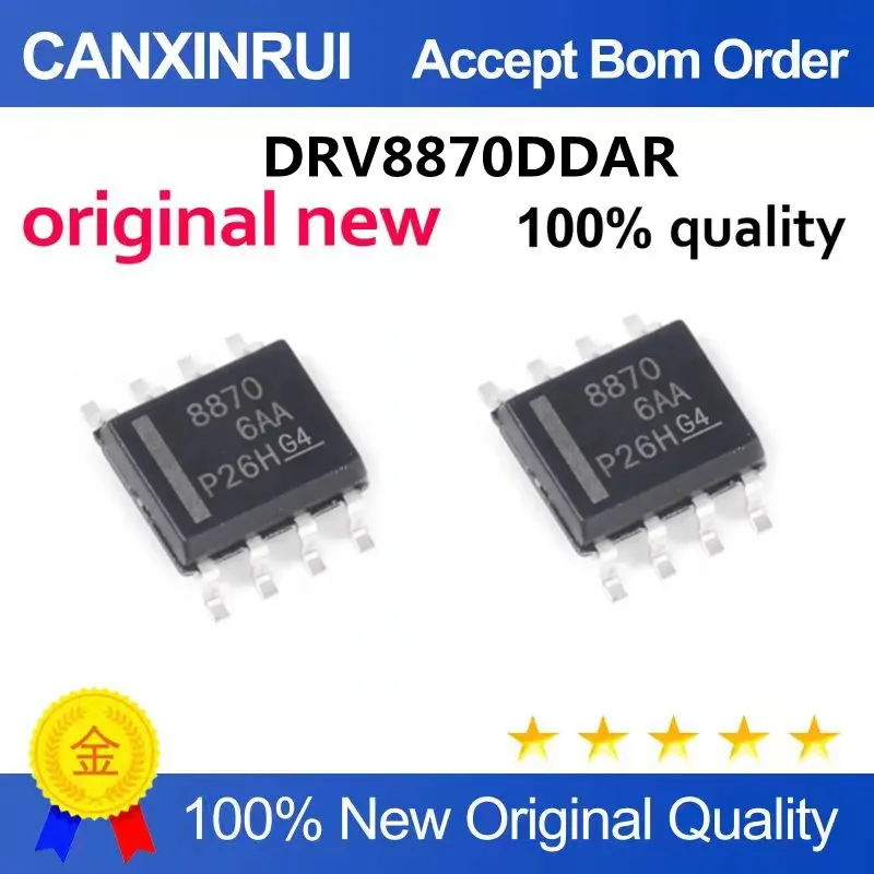 

DRV8870DDAR DRV8870DDA DRV8870 8870 SOP8 Motor Driver IC Chip