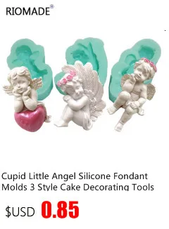 Engel-Silikonform Kuchendekorationswerkzeuge Epoxidharz-Gießform Figuren Mastix Polymer-Ton Aroma Fondant Schokolade Dessert Backzubehör – Detail 1