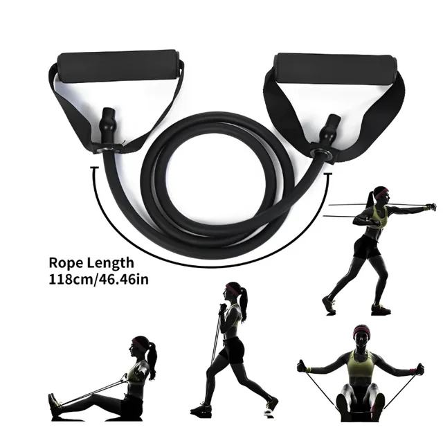 Resistance Bands With Handles Exercise Workout For Men Women Strength Training Equipment At Home 5 Levels Tube Band Pull Rope 4