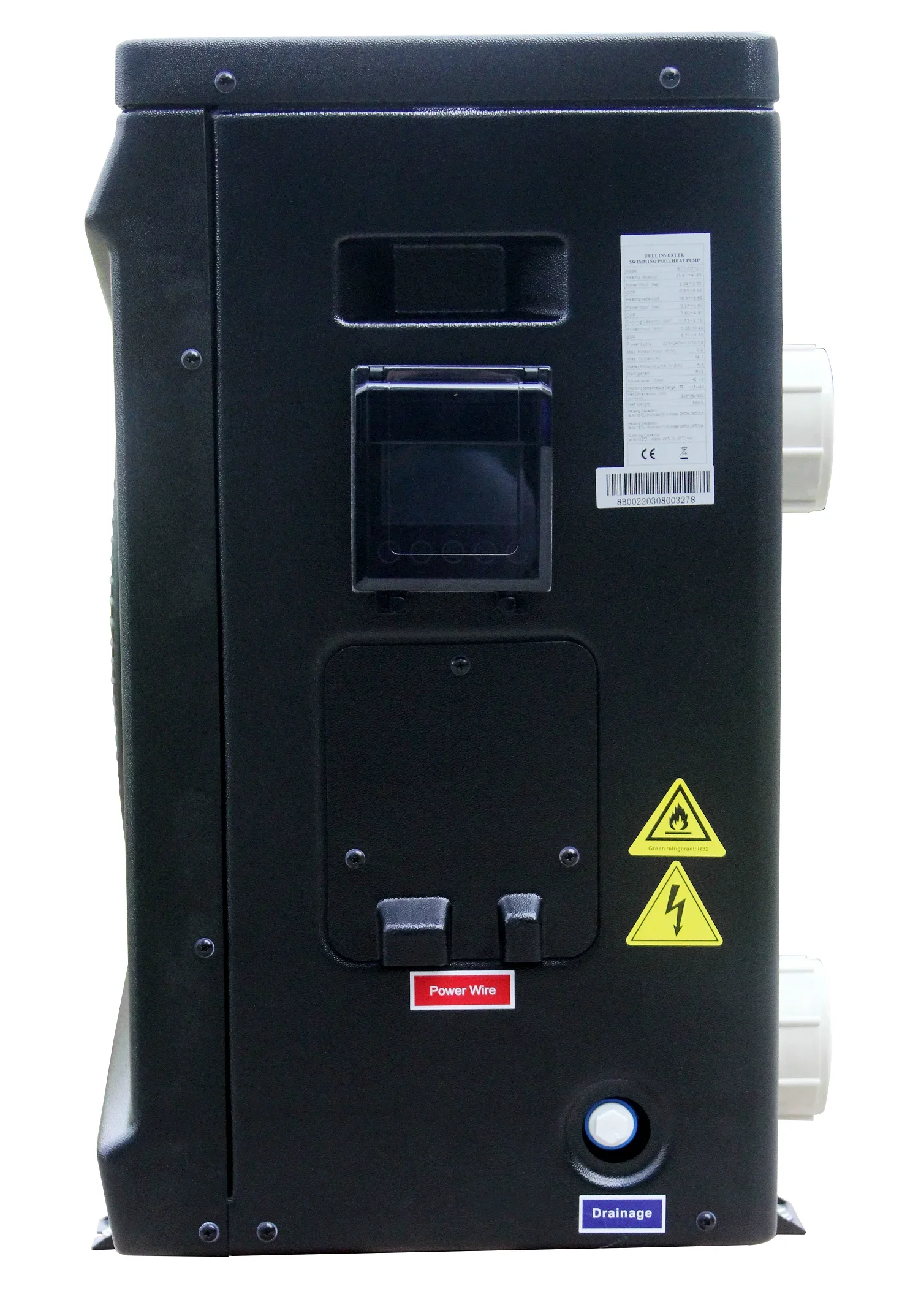R32 Best Heat Pump Swimming Pool COP 16 Wifi Air To Water Variable Frequency Air Source Heat Pump Swimming Pool