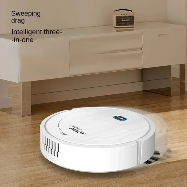 2024 New Intelligent Robot Cleaner USB Three in One Sweeping and Mopping Robot Cleaner Kitchen Robots Electric Floor Mop 4
