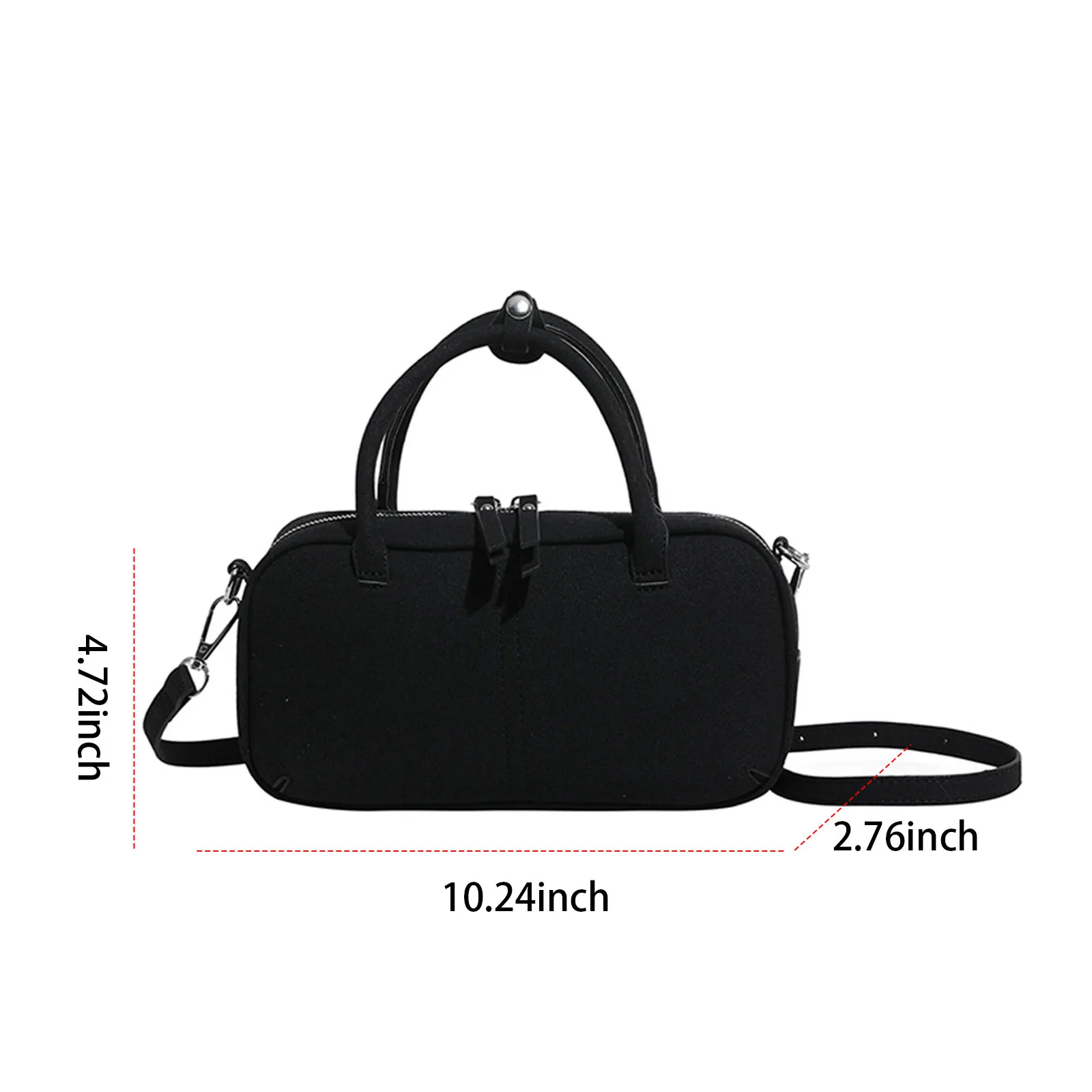 PU Leather Frosted Small Square Bag Solid Color Trendy Crossbody Bag Large Capacity Versatile Sling Bag Travel Shopping Handbag