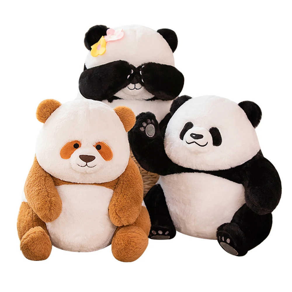 O Urso Panda Gigante Engraçado Bonito Dos Desenhos Animados