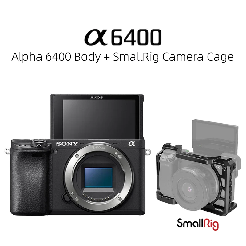 Sony Alpha A6400 E-Mount Mirrorless Camera Digital Camera With 16-50mm Lens  Sony A6400 Compact Camera Professional Photography