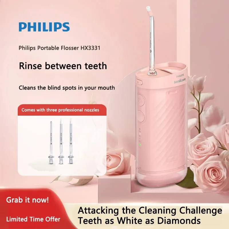 Philips Hx3331 Home Electric Tooth Rinser Pulizia Dei Denti Orale Portatile Automatico Piccola Bottiglia A Rete