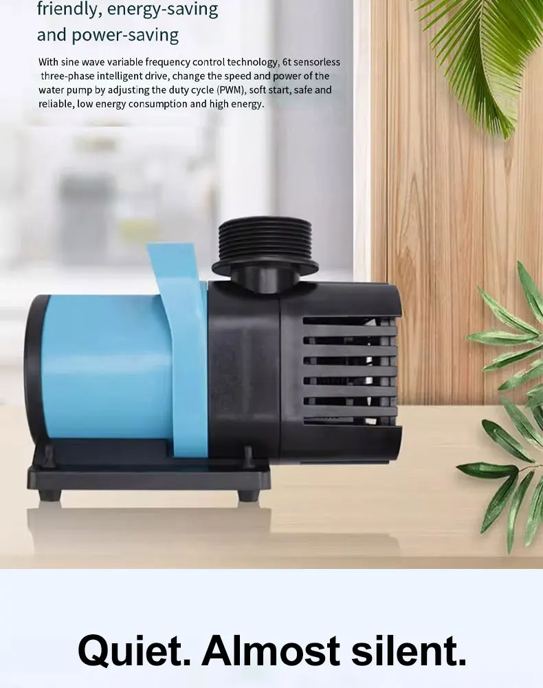 AC220V Ultra-quiet Submersible Pump, Suitable for Fish Tank and Aquarium Filtration, Oxygenation and Circulation Water Pump