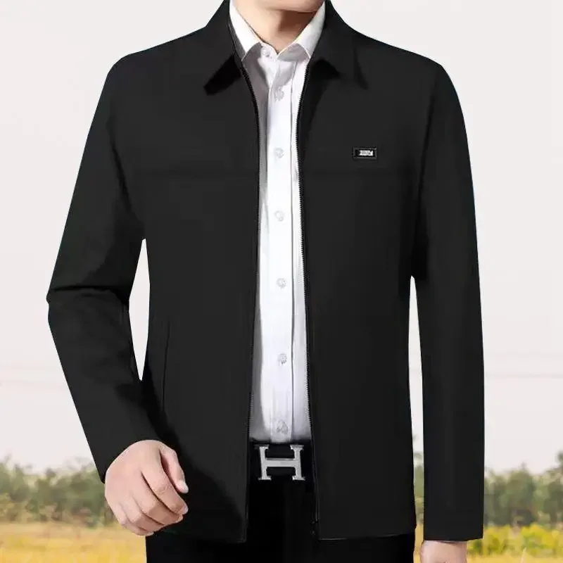 سترة الخريف والشتاء مبطنة بالصوف للرجال في منتصف ا...