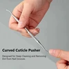 3Pcs Ingrown Toenail Correction Tool Set, Stainless Steel Double-Ended Nail Files, Paronychia Care, Foot Cleaning Tools 4