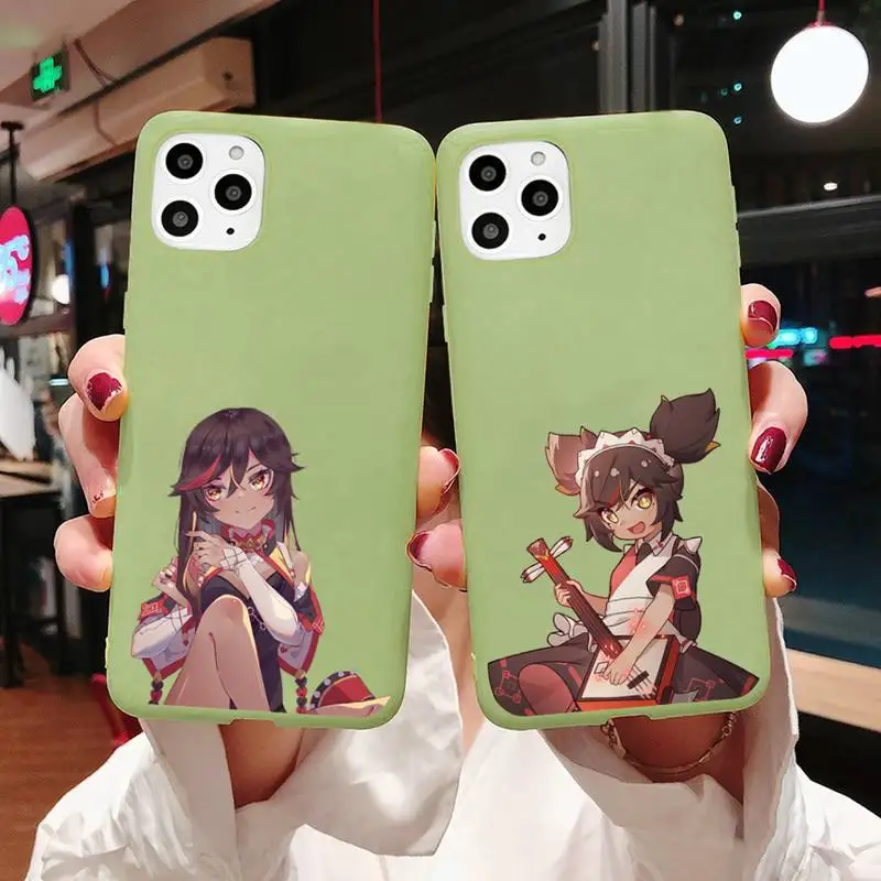 Xinyan Genshin ударопрочный игровой чехол для телефона ярких цветов для iPhone 14 11 12 13 mini pro X XS XR MAX Plus
