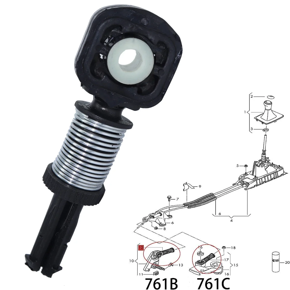 Gear Shifter Repair Kit for VW