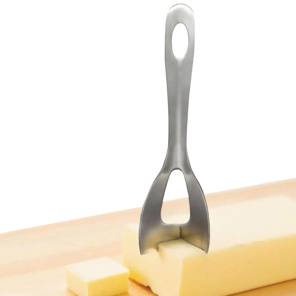Butter Cutter Stainless Steel Stainless Steel Cheese Slicer Butter Knife Set Handheld Cheese Cutter Right Angle for Home
