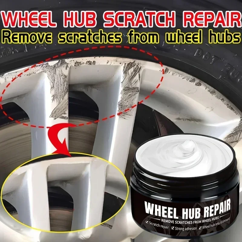 Car Scratch Remover Wheel Repair Kit Wheel Rim Repair Paste Wheel Rim Scratch Refurbishment Paste