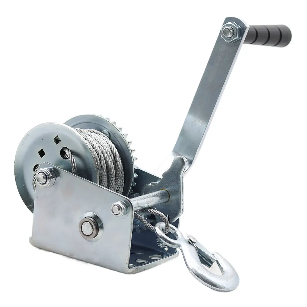 Winch hand tool Crank Gear Winch Boat truck auto hand self-locking