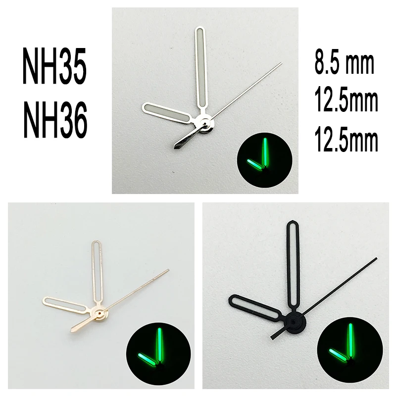 Nh35 Nautilus Watch Pointer Orologio Luminoso A Mano Per Nh36 Nh36 4 R35 4 R36 7 S26 Movimenti Diver Watch Retrofit Pointer Kit
