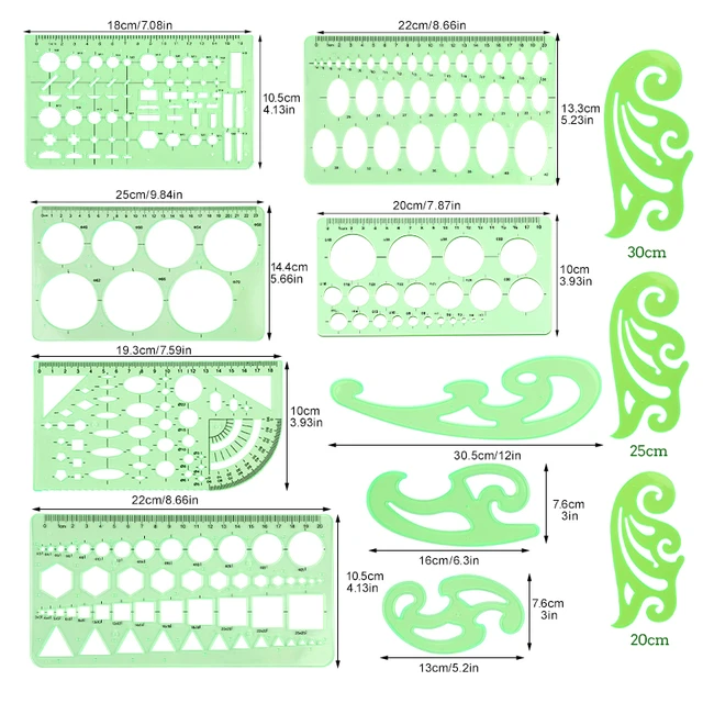 Variety of Drawing Templates Drafting Template - AliExpress