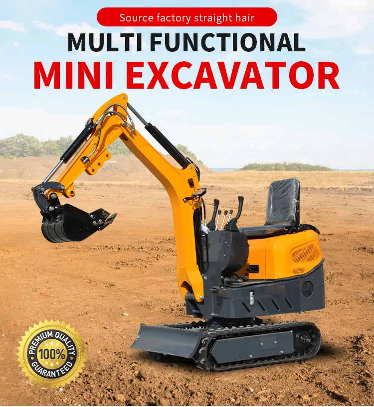 Nicosail Kostenloser Versand Mini-Bagger 1,2 Tonnen 1 Tonne EPA-Motor Bagger Kleine Baggermaschinen Preise Raupenbagger Mini-Digger – Detail 2