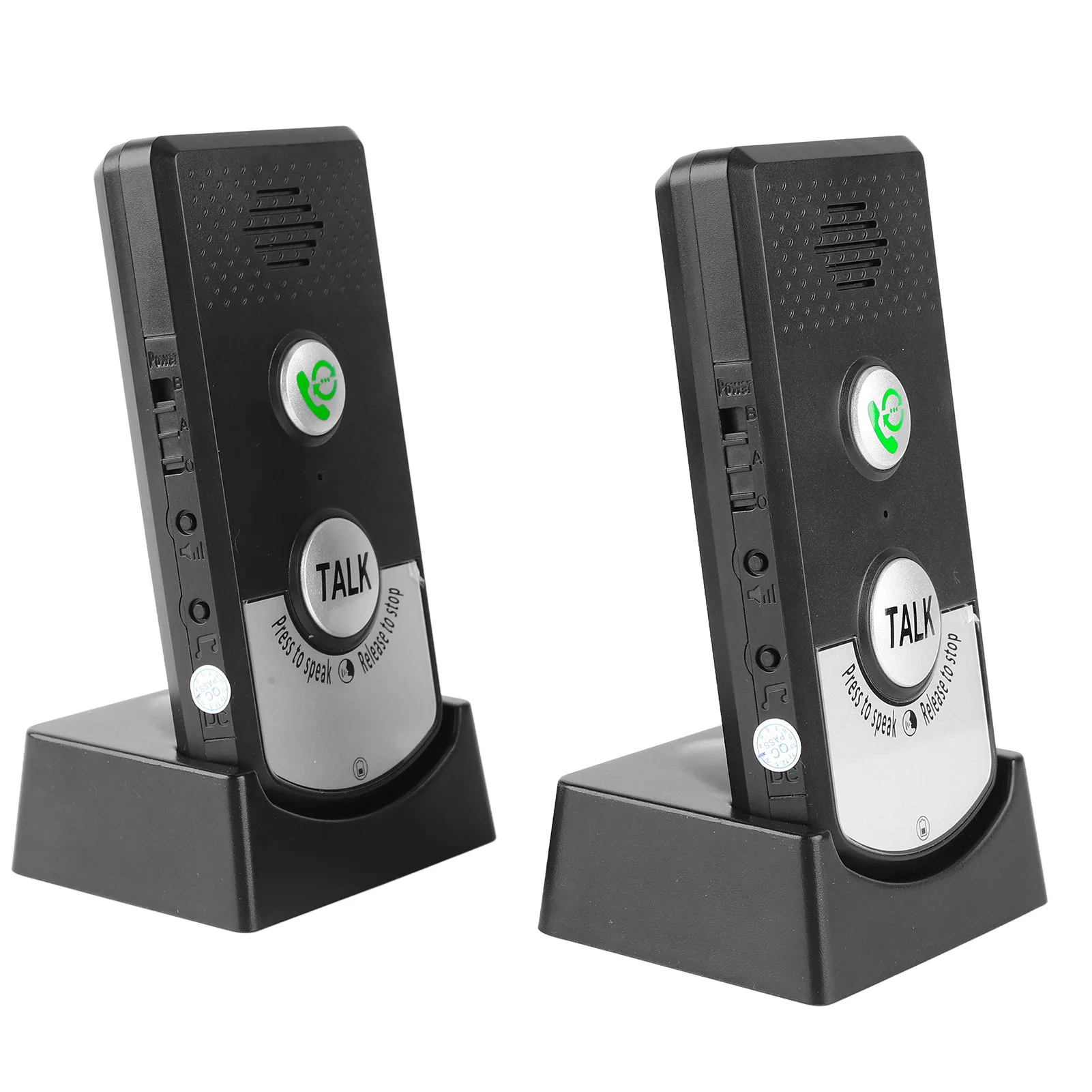 Wireless Intercom Doorbell Two Way Voice Intercom System for Home Elederly Hospital Patient Nurse Wireless Home System