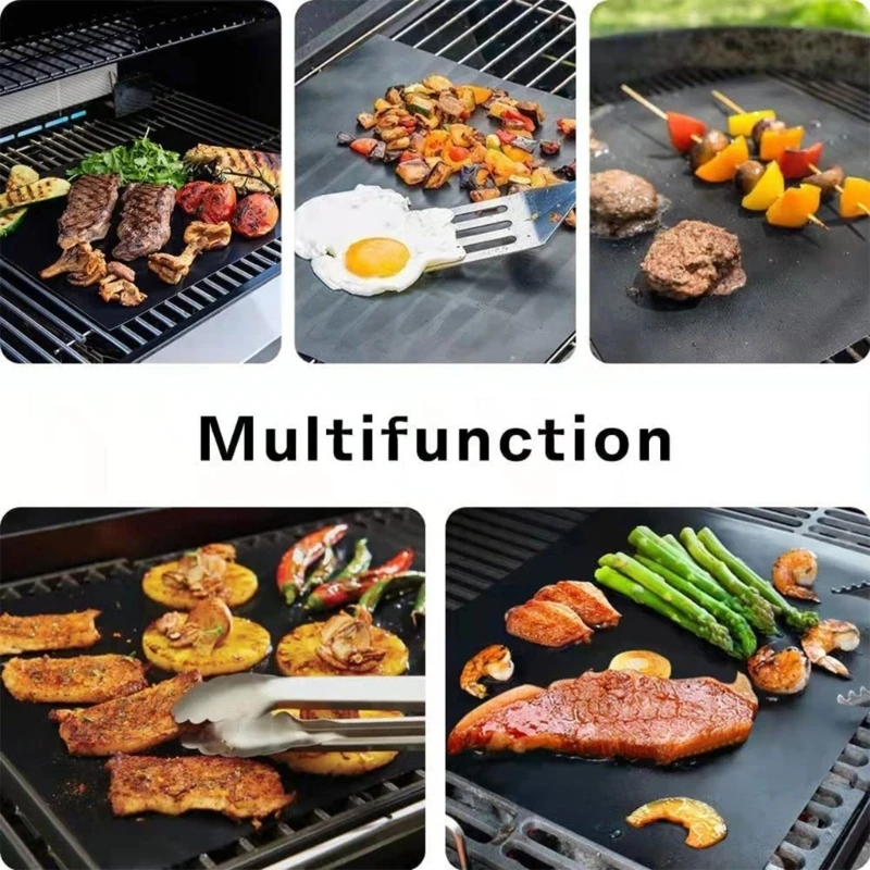 Non-stick Oven Baking Mat Reusable Oven Liners Heat Resistant Protector Mat 4 Pcs for SP101/201 Cooking Accessory electric oven thermostat oven solenoid valve oven bulb lamp oven door spring