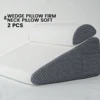2-Pack Memory Foam Bed Wedge Pillow/Neck Pillow for Back, Legs and Knees - Triangular Pillow with Removable Cover 6