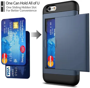 For SE 2022 Case For iPhone SE3 2022 Credit Card Holder ID Slot Case For iPhone SE 2022 Cover For iPhone SE3 A2783 A2784 Coque