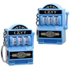 CZYY Dice Set with Keychain Ring - Mini Slot Machine D20 and D6 Dice, Unique DND Accessories & Keychain - Perfect D&D Gifts 1