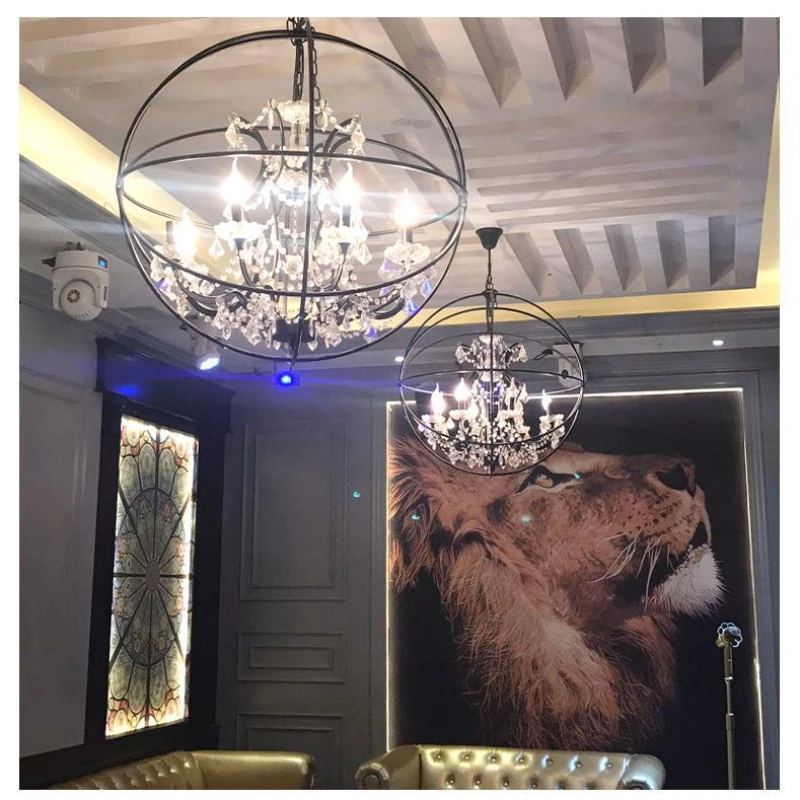 Macaw Cage Led Lighting Upgrades Reference: Retro Bird Cage Led Pendant Lights Wrought Iron Crystal Chandeliers