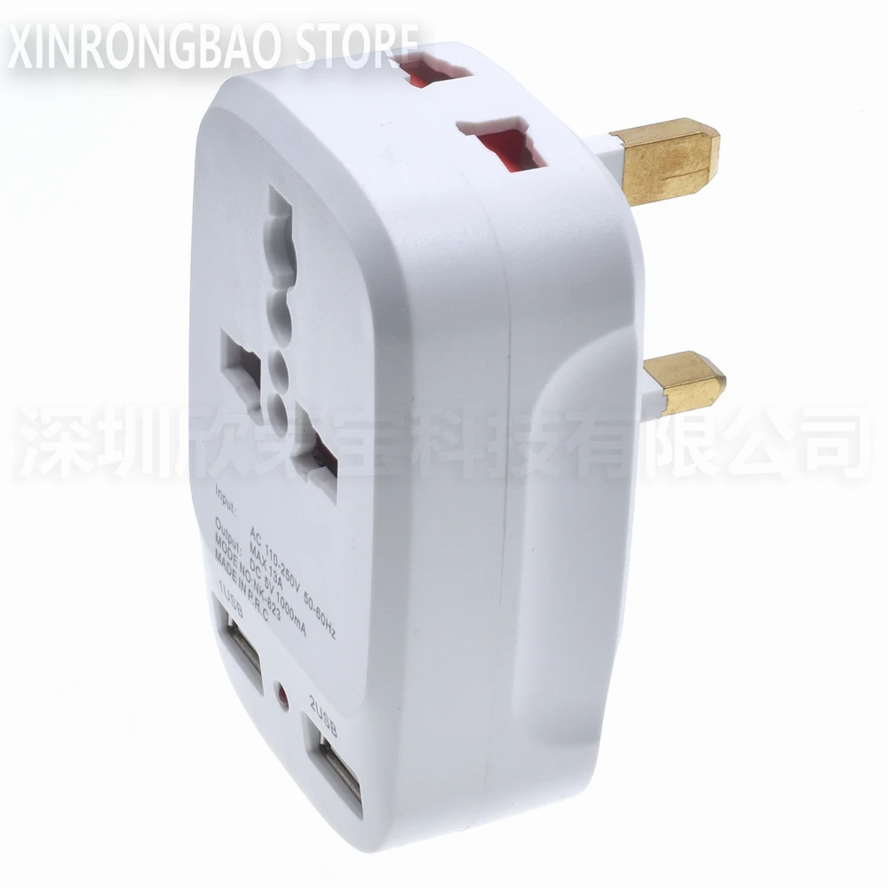 Adaptador de Plugue Internacional Universal com LED,