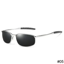 Polarized Unisex Metal Frame Mirror Sunglasses - UV400 Anti - Glare Protection (Other)