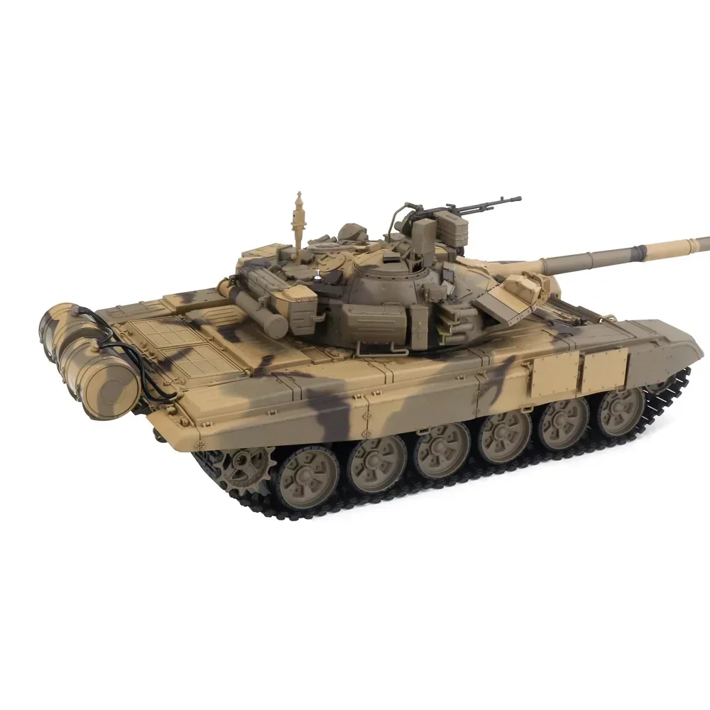 Henglong T90 Remote Controlled Tank Main Battle Rc Tracked Launcher Smoke Simulation Model Off-Road Tank Kid's Outdoor Toy Gift 3