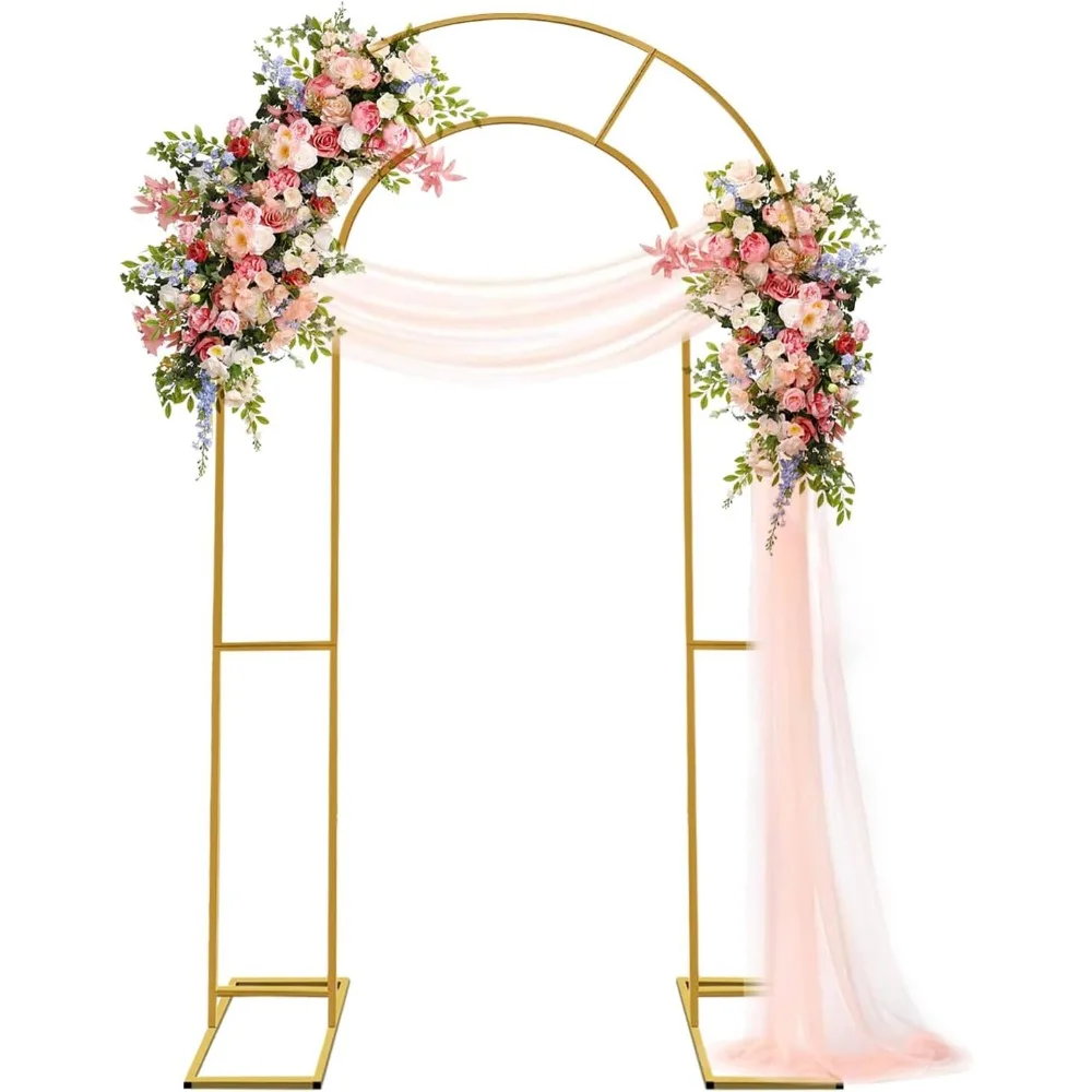 Wedding Arches Open Arch Backdrop Frame U Shaped Wedding Arches for Ceremony Baby Shower Garden Birthday Party Decoration