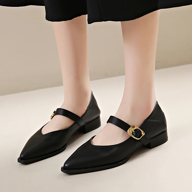 NEW Sexy Women Pointed Toe Sandals Shallow Dress Shoes Mid Heels Summer Fashion 2024 New Cozy Elegant Party Casual Pumps