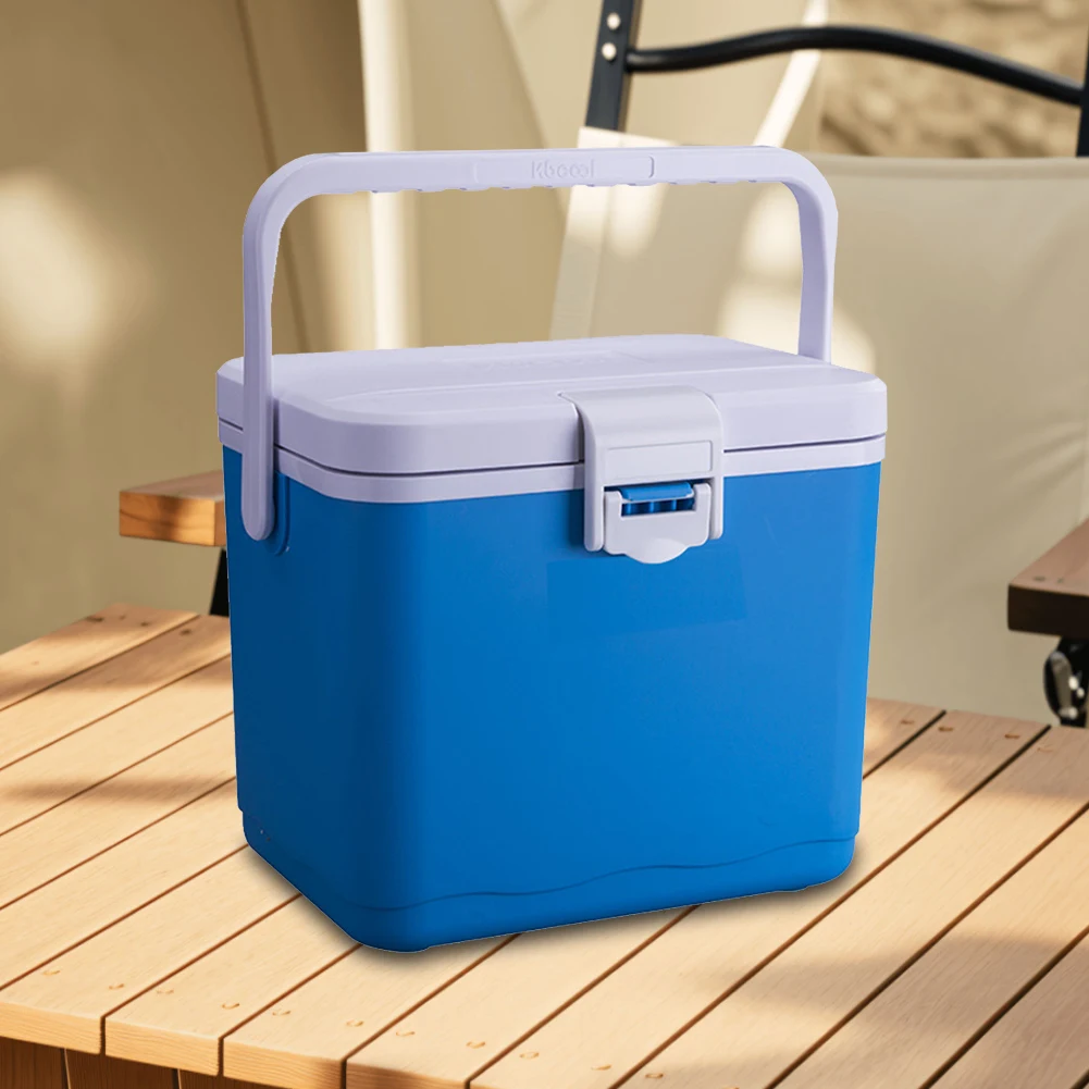 4.5L Camping Car Refrigerator with Handle Barbecue Insulation Box Heat Preservation Food Storage Cooler Box for Beach Picnic