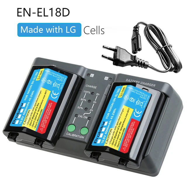 4000mah EN-EL18d en EL18d ENEL18dバッテリーニコンZ9 D4 D4S D5 D6 