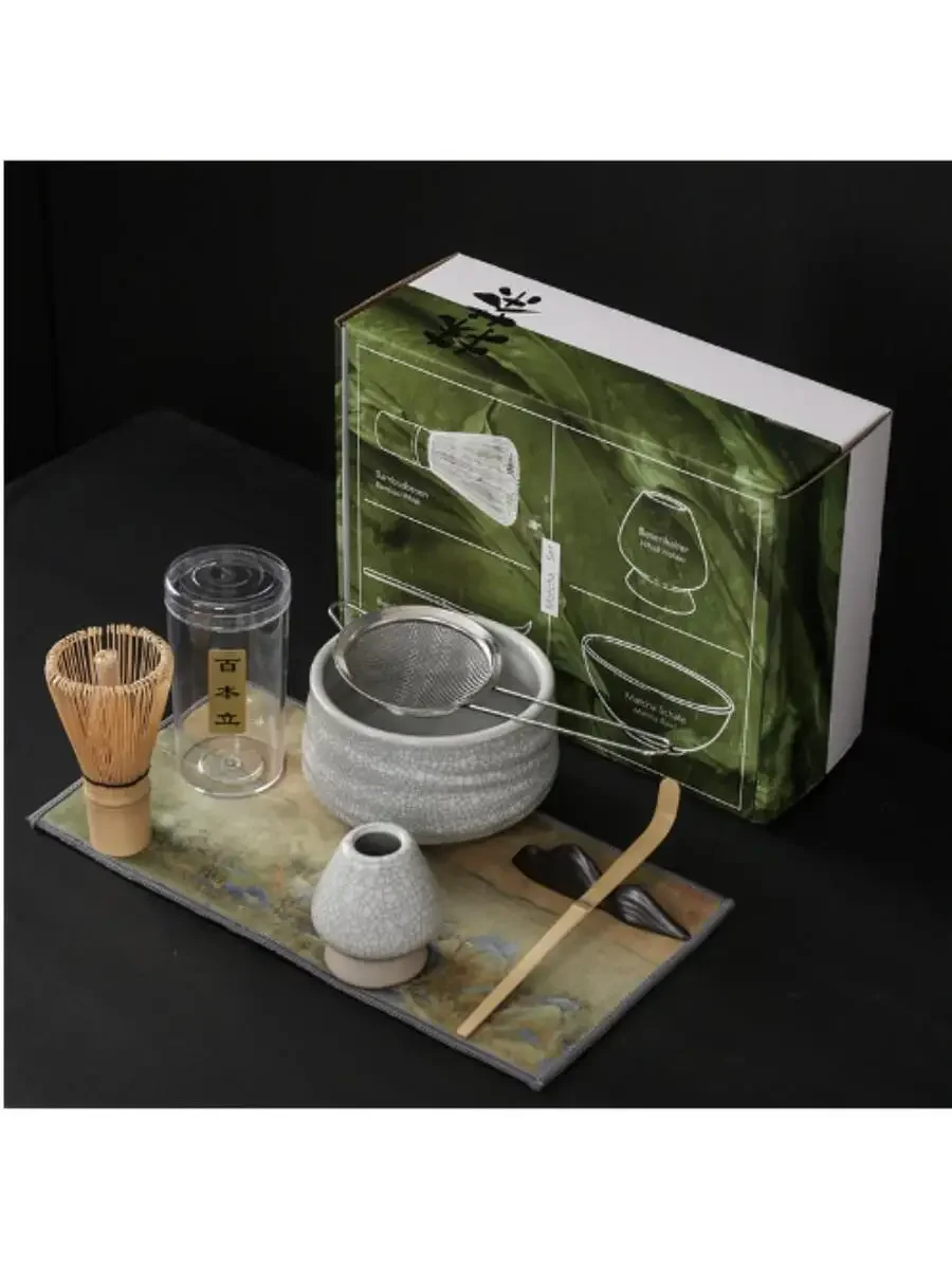 

Japanese Matcha Tea: Brush Baiben Li Song Dynasty Tea Pointing Tool Matcha Bowl Tea: Stand Tea Dipper Stir Brush Bamboo