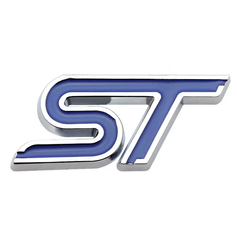 thumbnail image 1 of Emblema de rejilla delantera de metal 3D ST, pegatina para guardabarros trasero de maletero de coche para Ford Focus Mondeo Fiesta Edge Escort MK2 MK3 MK4 MK5 MK7, 1 of 5