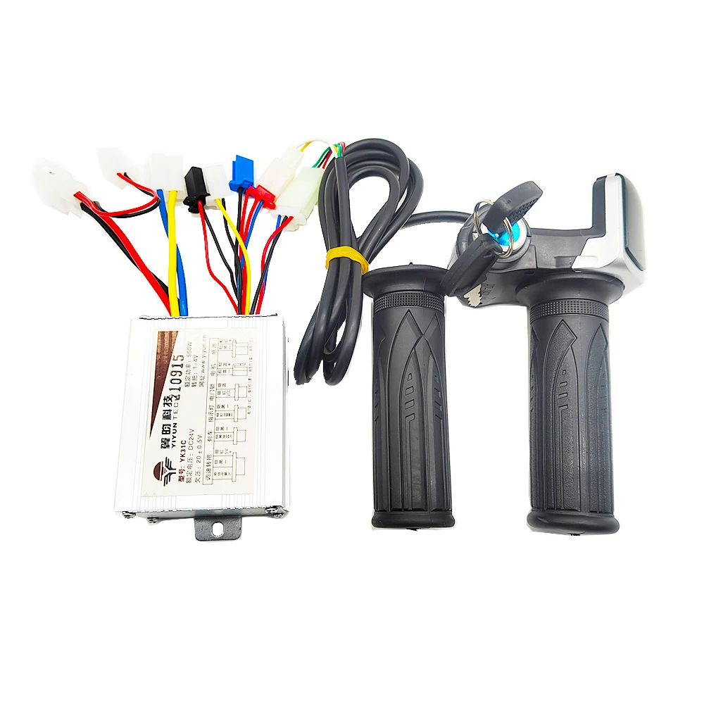 Electric Bike Bicycle Scooter Accessories Motor Brushed Controller Throttle Twist Grip 24V 36V 48V 250W 350W 500W