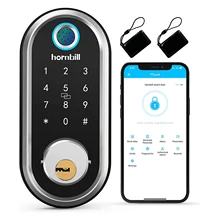 Hornbill WIFI Electronic Smart Door Lock Biometric Fingerprint Locks Magnetic IC Card Remote Unlock Password Keyless Smart Home