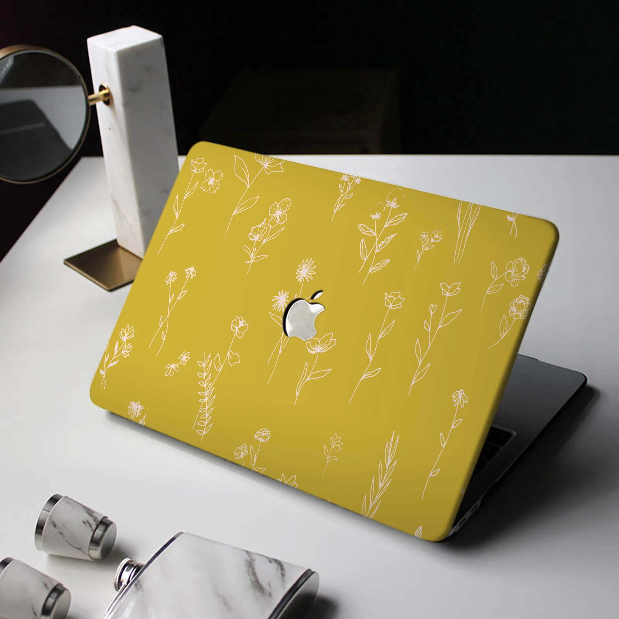 Moder Flor Case do Portátil para Macbook Air 13 m2 2023 A2681 A2337 A2179 A2338 m1 Chip Pro A2289 Mac Livro A1466 Mais Recente Versão - Imagem 2